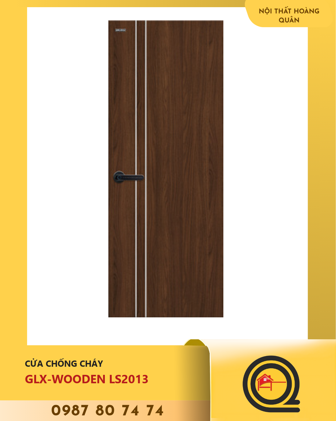 Cửa Gỗ Chống Cháy GLX-WOODEN LS2013